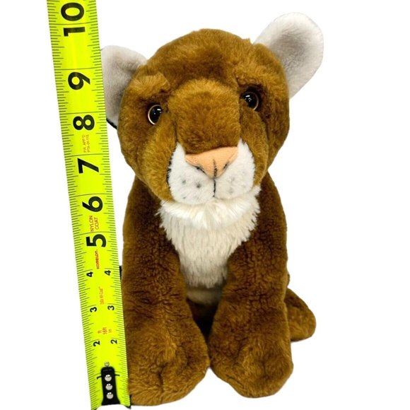 Wild Republic Mountain Lion Realistic Plush Wild Cat Animal Stuffed Toy K&M 10" - Picture 11 of 12